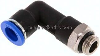Winkel-Steckanschluss, lang G 1/4"-10mm, IQS-Standard