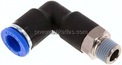 Winkel-Steckanschluss, lang R 1/8"-8mm, IQS-Standard