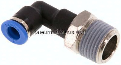 Winkel-Steckanschluss, lang R 3/8"-6mm, IQS-Standard