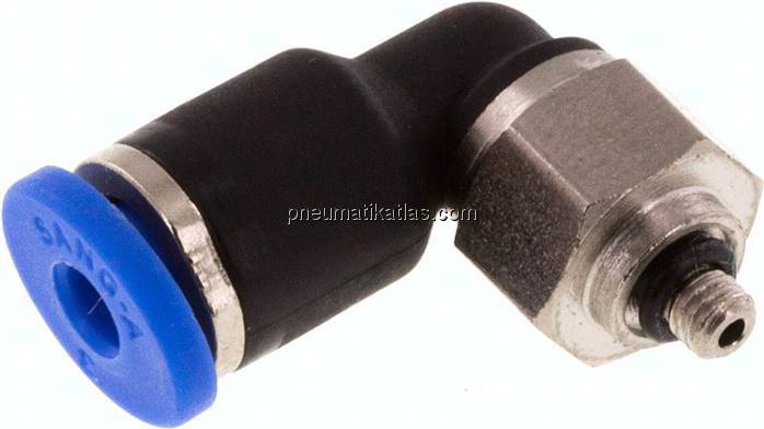 Winkel-Steckanschluss M 3-3mm, IQS-Standard