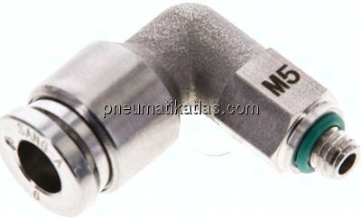 Winkel-Steckanschluss M 5-6mm, IQS-ES LE/IQS-PVDF