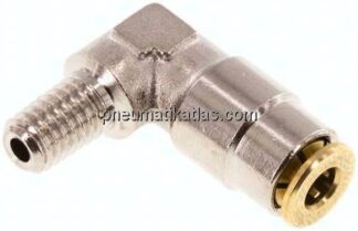 Hochdruck-L-Steckverschraub. M 6 (konisch)-4mm (fix)