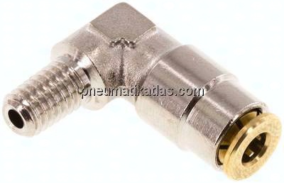 Hochdruck-L-Steckverschraub. M 6 (konisch)-4mm (fix)