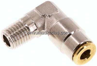 Hochdruck-L-Steckverschraub. M 8x1 (konisch)-4mm (fix)