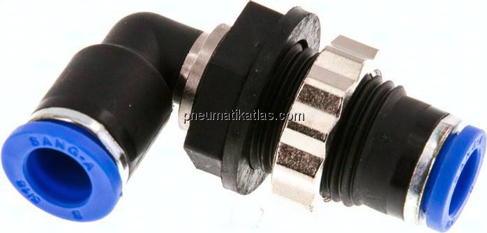 Winkel-Schott-Steckanschluss 8mm, IQS-Standard