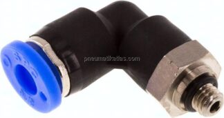 Winkel-Steckanschluss UNF 10-32-3/16" (4,76 mm), IQS-Inch