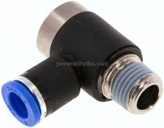 Winkel-Steckanschluss, I-Skt. R 1/4"-8mm, IQS-Standard