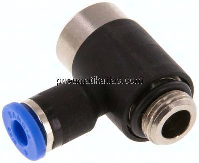 Winkel-Steckanschluss, I-Skt. G 1/8"-4mm, IQS-Standard