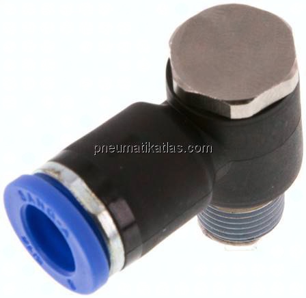 Winkel-Steckanschluss R 1/8"-8mm, IQS-Standard