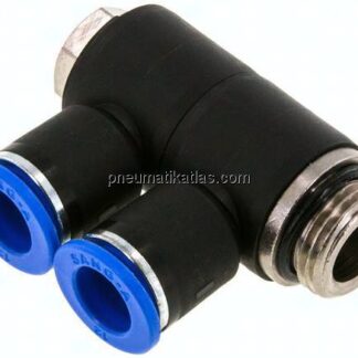 Steck-Mehrfachverteiler, 2-fach G 1/2"-12mm, IQS-Standard