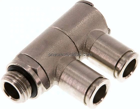 Steck-Mehrfachverteiler, 2-fach G 1/4"-8mm, IQS-MSV (Standard)