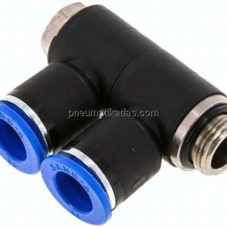 Steck-Mehrfachverteiler, 2-fach G 3/8"-12mm, IQS-Standard