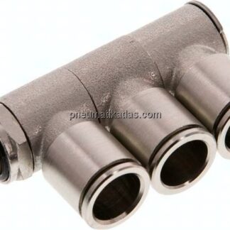 Steck-Mehrfachverteiler, 3-fach G 1/4"-12mm, IQS-MSV (Standard)