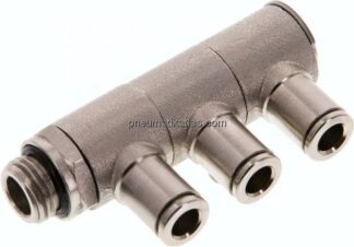 Steck-Mehrfachverteiler, 3-fach G 1/4"-6mm, IQS-MSV (Standard)