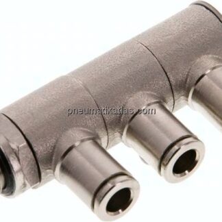 Steck-Mehrfachverteiler, 3-fach G 1/4"-6mm, IQS-MSV (Standard)