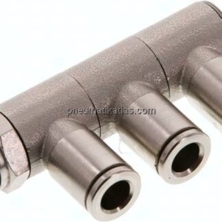 Steck-Mehrfachverteiler, 3-fach G 1/8"-6mm, IQS-MSV (Standard)