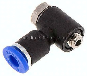 Winkel-Steckanschluss M 5-4mm, IQS-Standard