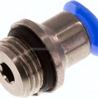 Gerader Steckanschluss G 1/8"-4mm, Mini m. Innensechskt.