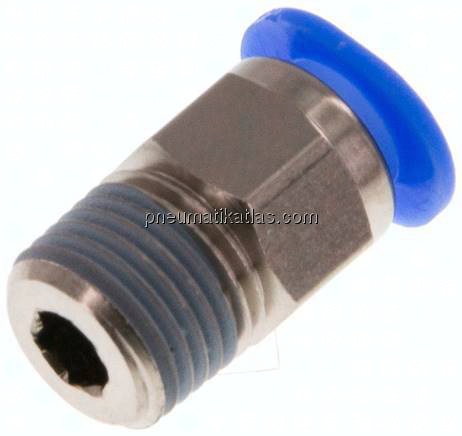 Gerader Steckanschluss R 1/8"-6mm, IQS-Mini