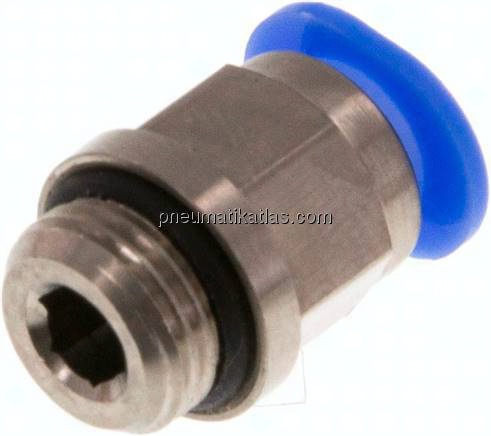 Gerader Steckanschluss G 1/8"-6mm, IQS-Mini