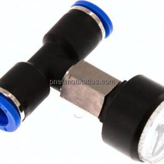 Manometer 0 - 16bar, 8mm Schlauch, IQS-Standard