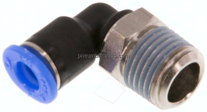 Winkel-Steckanschluss R 1/8"-4mm, IQS-Mini