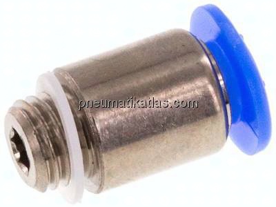 Gerader Steckanschluss M 6x0,75-4mm, Mini m. Innensechskt.