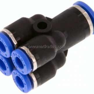 Steckanschluss-Mehrfachvert. 6mm-4mm, IQS-Standard