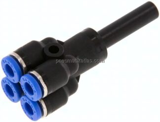Steckanschluss-Mehrfachvert. 6mm-4mm, IQS-Standard