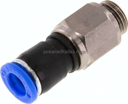 Gerade Drehverschraubung G 1/4"-8mm, IQS-Standard