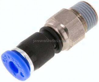 Gerade Drehverschraubung R 1/8"-4mm, IQS-Standard