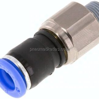 Gerade Drehverschraubung R 1/8"-8mm, IQS-Standard
