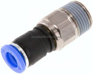Gerade Drehverschraubung R 3/8"-8mm, IQS-Standard