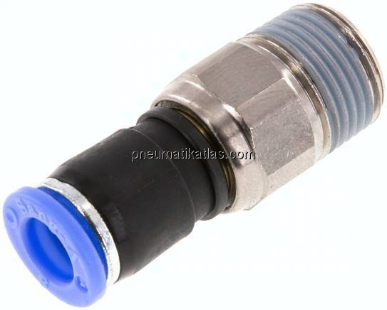 Gerade Drehverschraubung R 3/8"-8mm, IQS-Standard