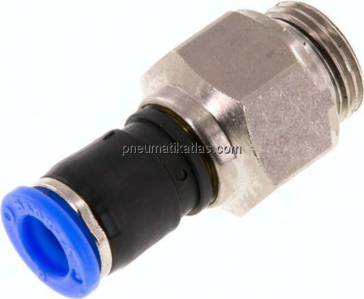 Gerade Drehverschraubung G 3/8"-8mm, IQS-Standard