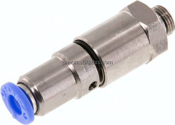 Gerade Schnelldrehverschraubung G 1/8"-6mm, IQS-Standard