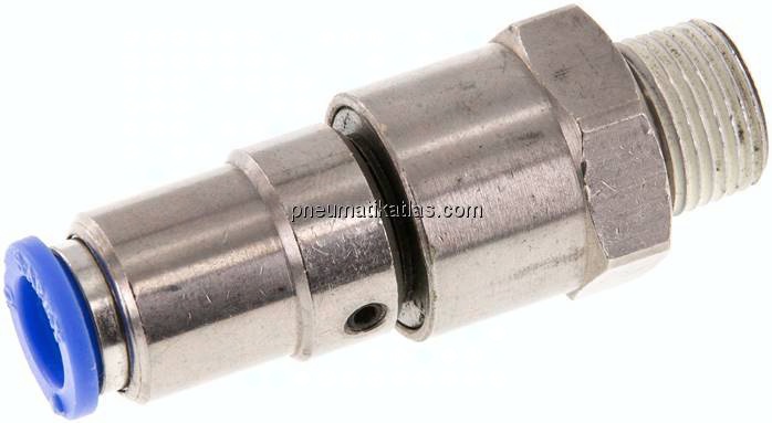 Gerade Schnelldrehverschraubung R 3/8"-10mm, IQS-Standard