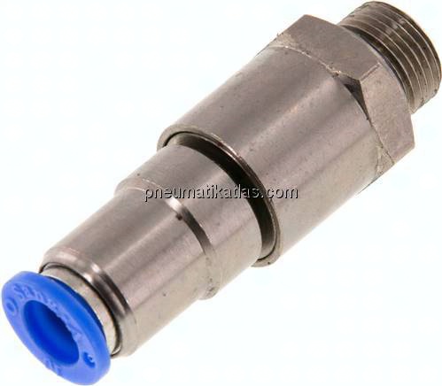 Gerade Schnelldrehverschraubung G 3/8"-10mm, IQS-Standard