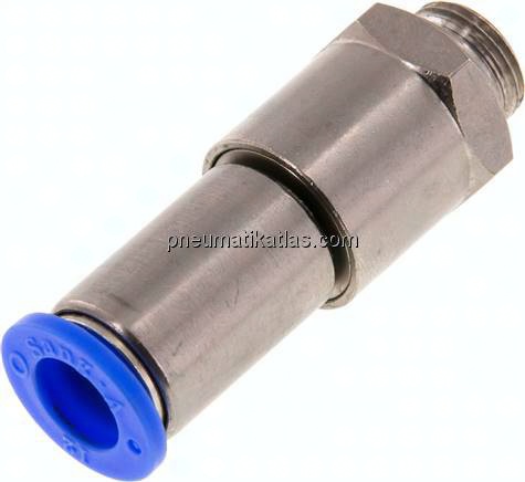 Gerade Schnelldrehverschraubung G 3/8"-12mm, IQS-Standard