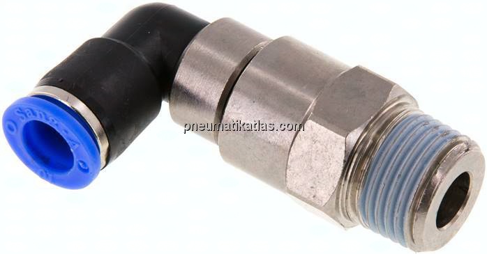 Winkel-Schnelldrehverschraubung R 1/2"-10mm, IQS-Standard