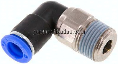 Winkel-Drehverschraubung R 3/8"-8mm, IQS-Standard