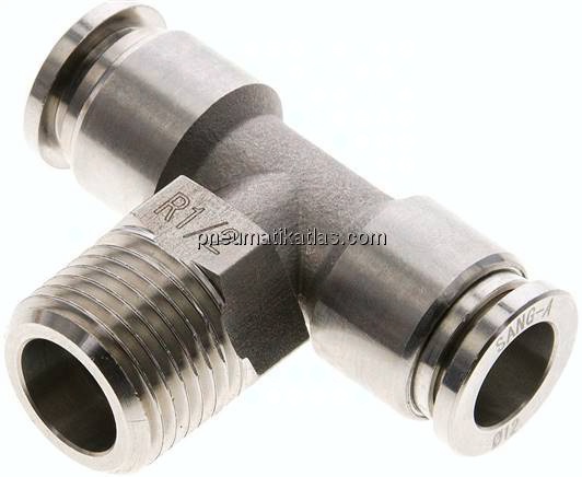 T-Steckanschluss R 1/2"-12mm, IQS-ES LE/IQS-PVDF