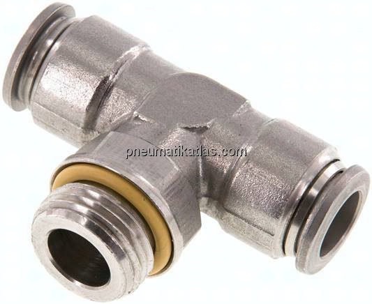 T-Steckanschluss G 1/2"-12mm, IQS-Edelstahl