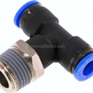 T-Steckanschluss NPT 1/2"-3/8" (9,52 mm), IQS-Inch
