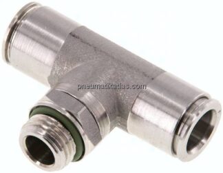 T-Steckanschluss G 1/4"-10mm, IQS-Edelstahl