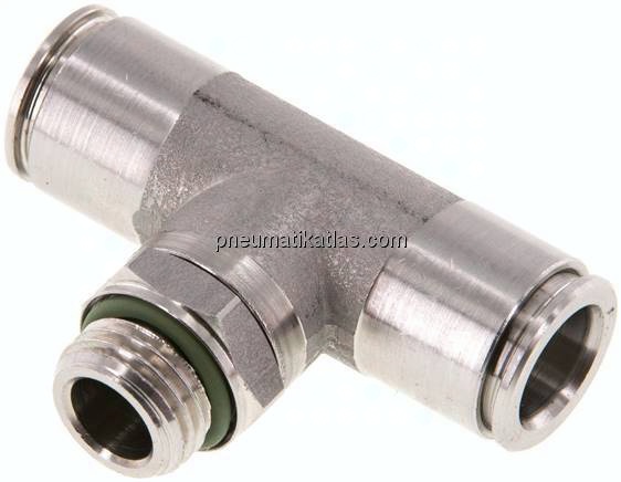 T-Steckanschluss G 1/4"-10mm, IQS-Edelstahl