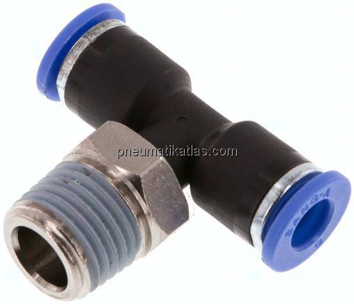 T-Steckanschluss R 1/4"-6mm, IQS-Standard