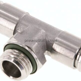T-Steckanschluss G 1/4"-6mm, IQS-Edelstahl