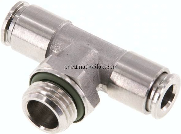 T-Steckanschluss G 1/4"-6mm, IQS-Edelstahl