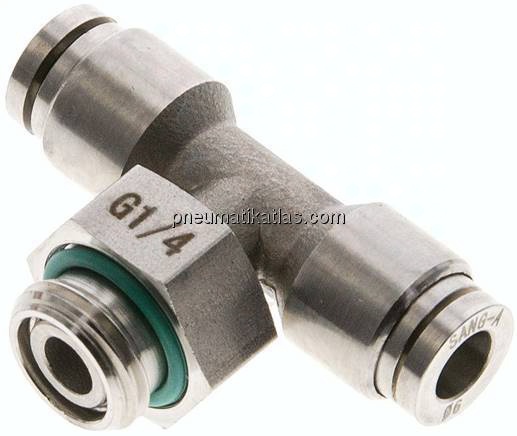 T-Steckanschluss G 1/4"-6mm, IQS-ES LE/IQS-PVDF